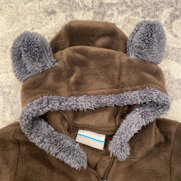 Infant Columbia Fleece Body Suit w/ Hood - Picture 4 of 7